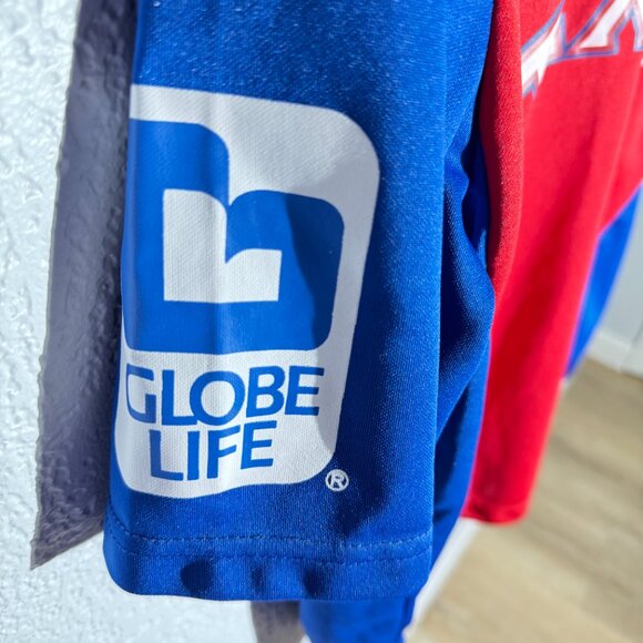 Texas Rangers MLB Quarter-Zip Warm-Up Shirt  2015 AL West Champions  Size XL - Picture 4 of 6